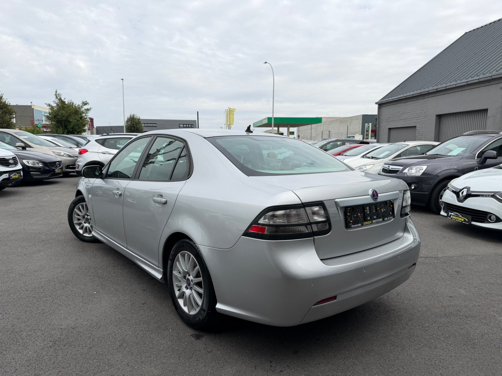 Saab 9-3 2.0 benzine | Airco | Gps | Cruise | GARANTIE |, Auto's, 110 kW, Leder, Bedrijf, 5 deurs