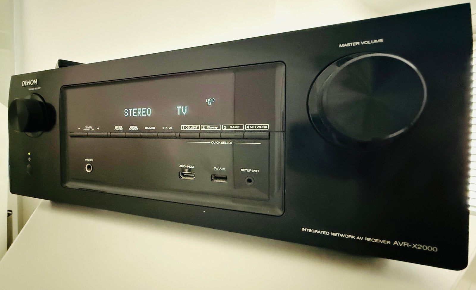 Denon AVR-X2000 - zeer nette staat!, TV, Hi-fi & Vidéo, Tuners, Utilisé, Enlèvement ou Envoi