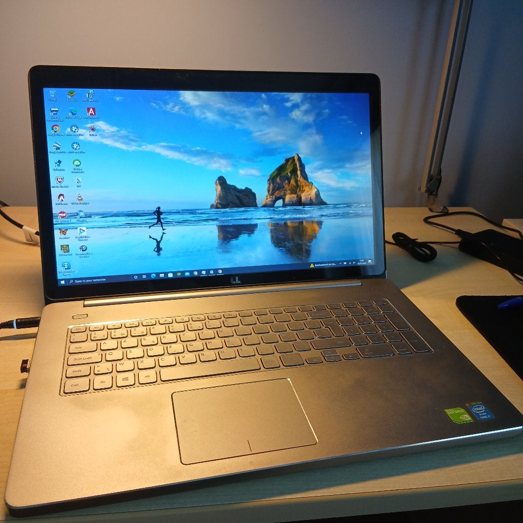 PC portable DELL Inspiron 7737, HDD, Enlèvement, Dell, Azerty