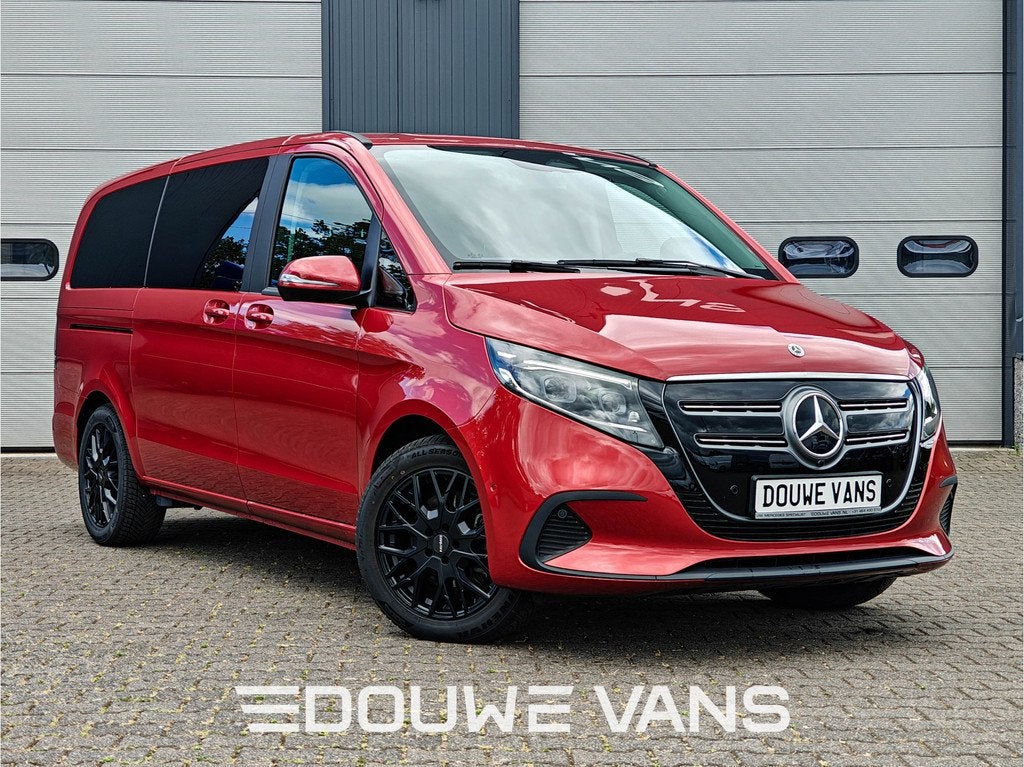 Mercedes-Benz EQV L2 300 Facelift Model 2x schuifdeur Camera, Auto's, Stof, Gebruikt, 100 kWh, 7 zetels
