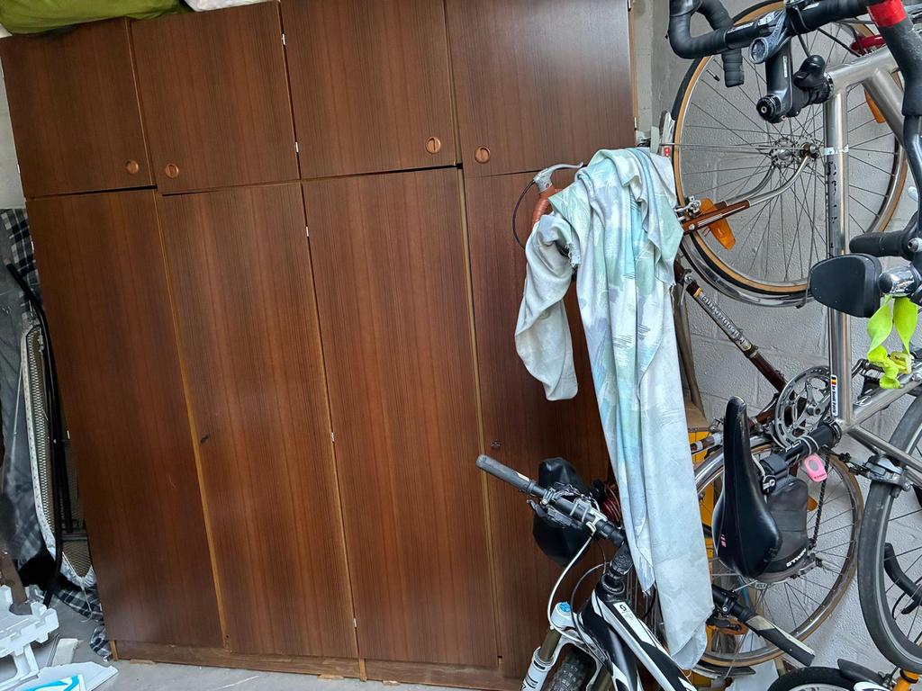 Houten kast, Huis en Inrichting, Ophalen, Met plank(en), Gebruikt, 200 cm of meer