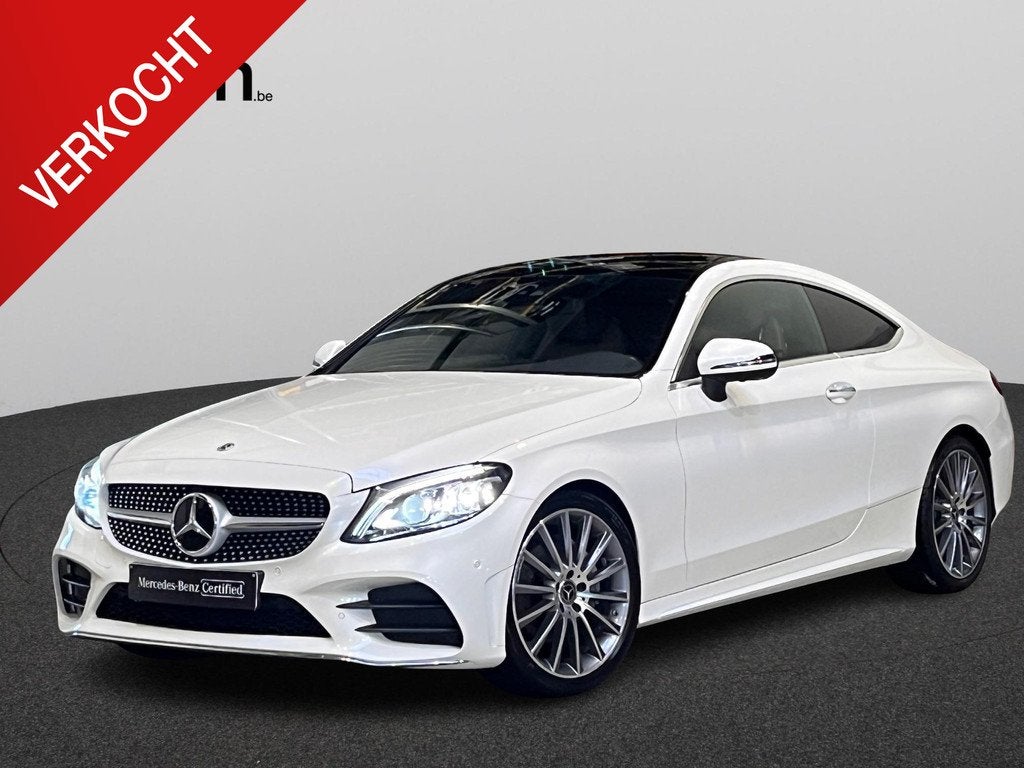 Mercedes-Benz C-klasse Coupé 220 d AMG/Pano/Burm/Mempack, Auto's, Automaat, 4 zetels, Euro 6, 4 cilinders