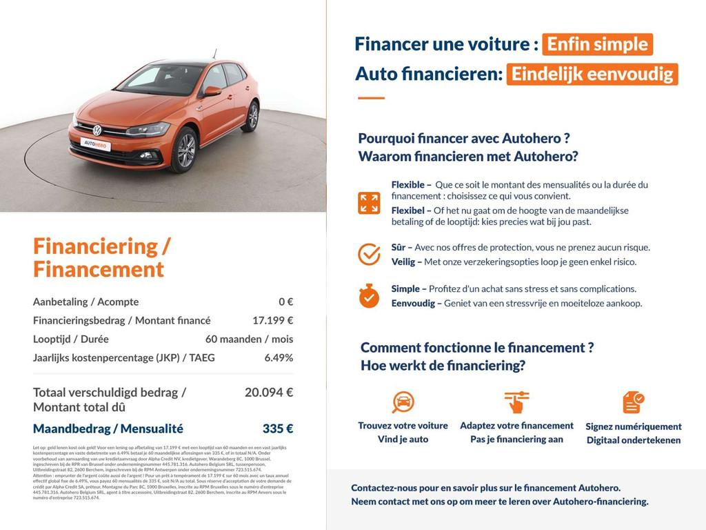 Volkswagen Polo 1.0 TSI Highline (automatique), Autos, Achat, Euro 6, https://public.car-pass.be/vhr/f636f498-2734-4eeb-94a9-9caf35b9470d