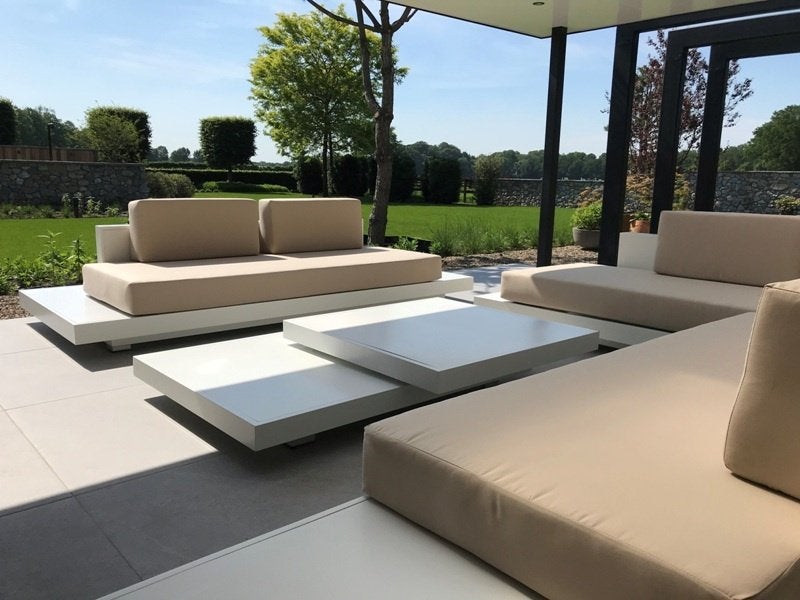 Premium loungesets al voor 3499 thuis bezorgd wit/antraciet, Verzenden, Nieuw