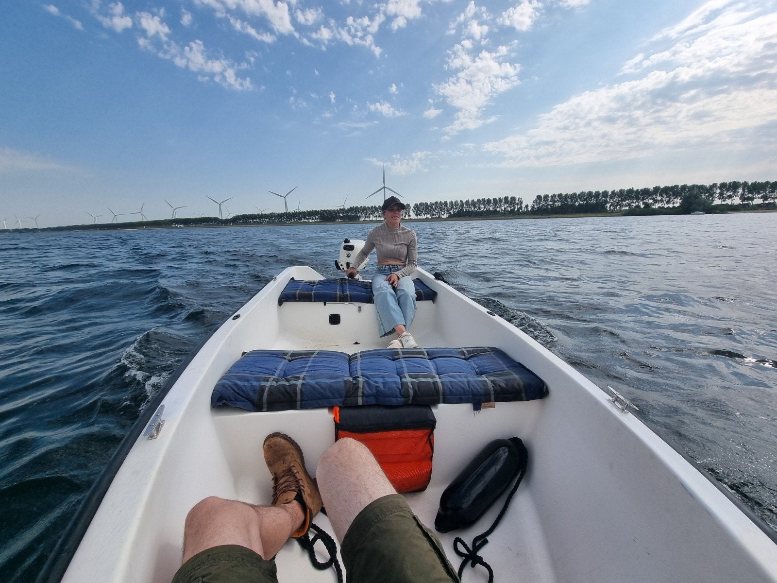 Boot 4pk 4tak moter, Watersport en Boten, Kajuitzeilboten en Zeiljachten, Ophalen