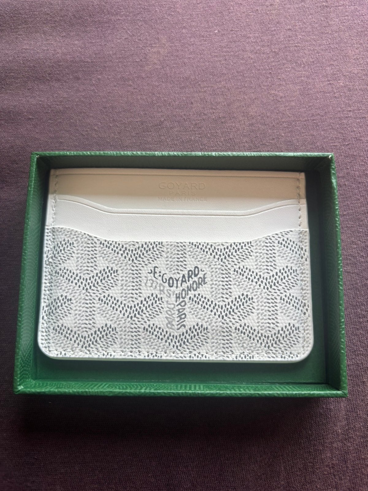 Origineel goyard kaarthouder wit, Ophalen of Verzenden, Nieuw, Wit, Overige merken