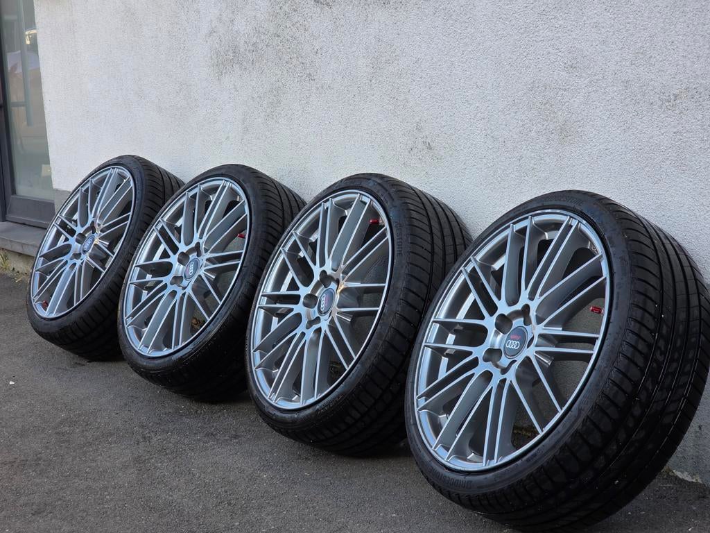 Jantes 5x100 avec pneu Bridgestone encore 5mm, Autos : Pièces & Accessoires, Pneus & Jantes, Enlèvement, Jante(s)