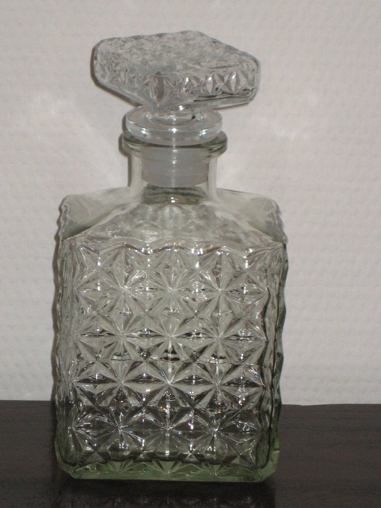 Carafe décorative en verre pour alcool, Enlèvement ou Envoi, Comme neuf, Autres types