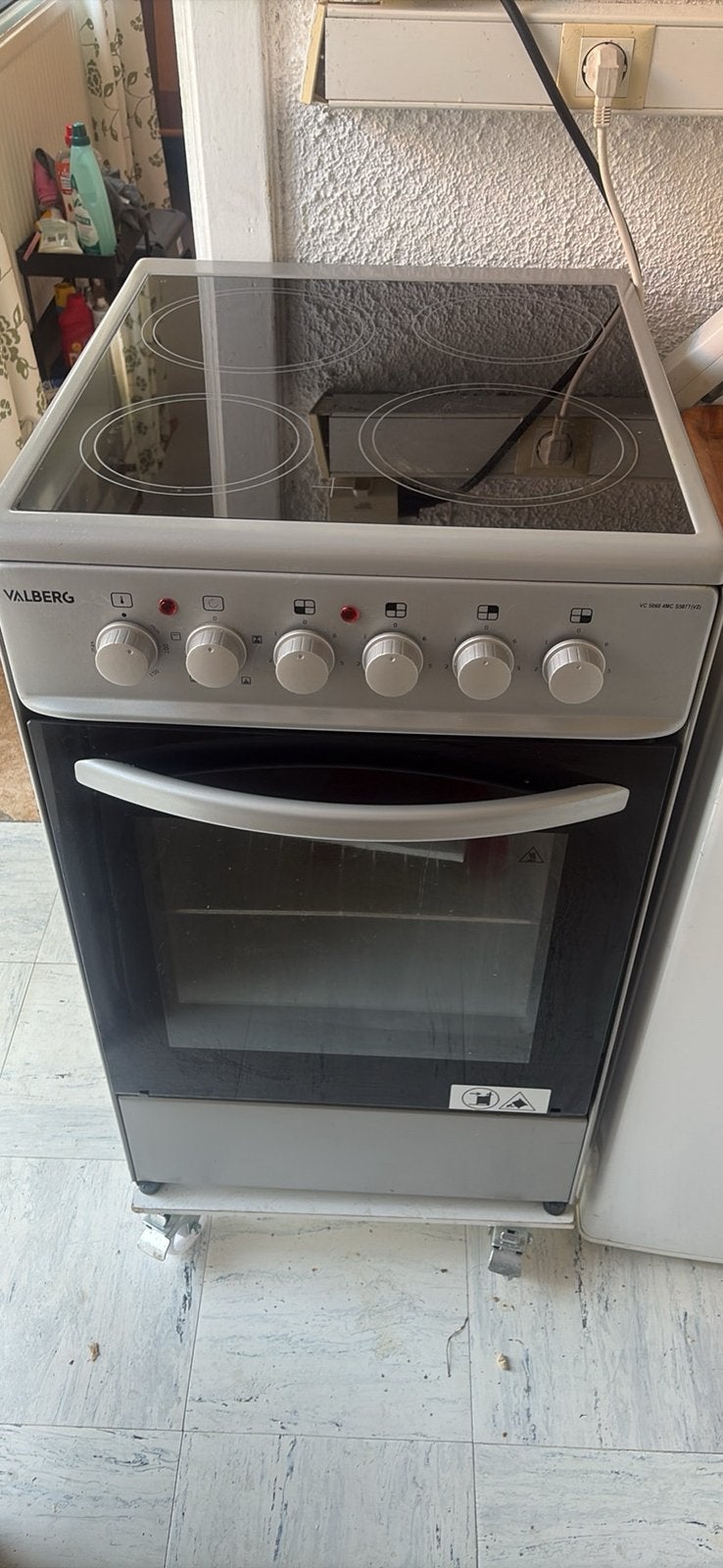 Cuisinière électrique, Electroménager, Cuisinières, Enlèvement, Comme neuf, Électrique
