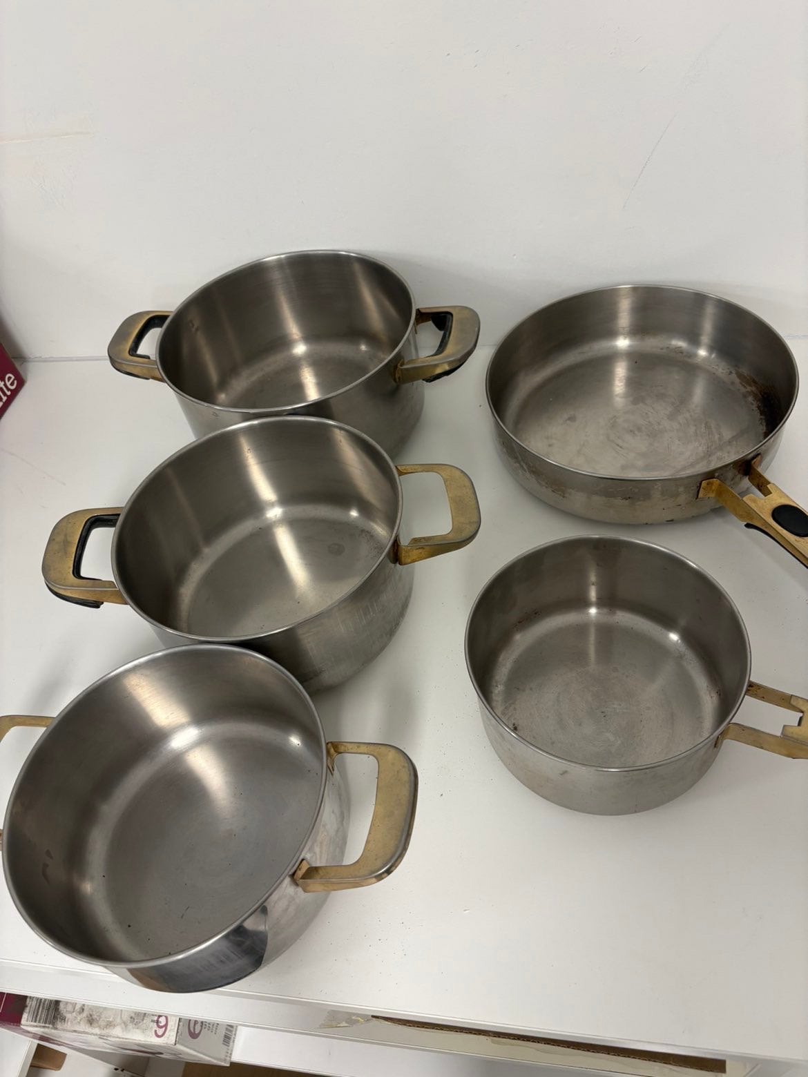 potten en pannen set, Ophalen, Pannenset