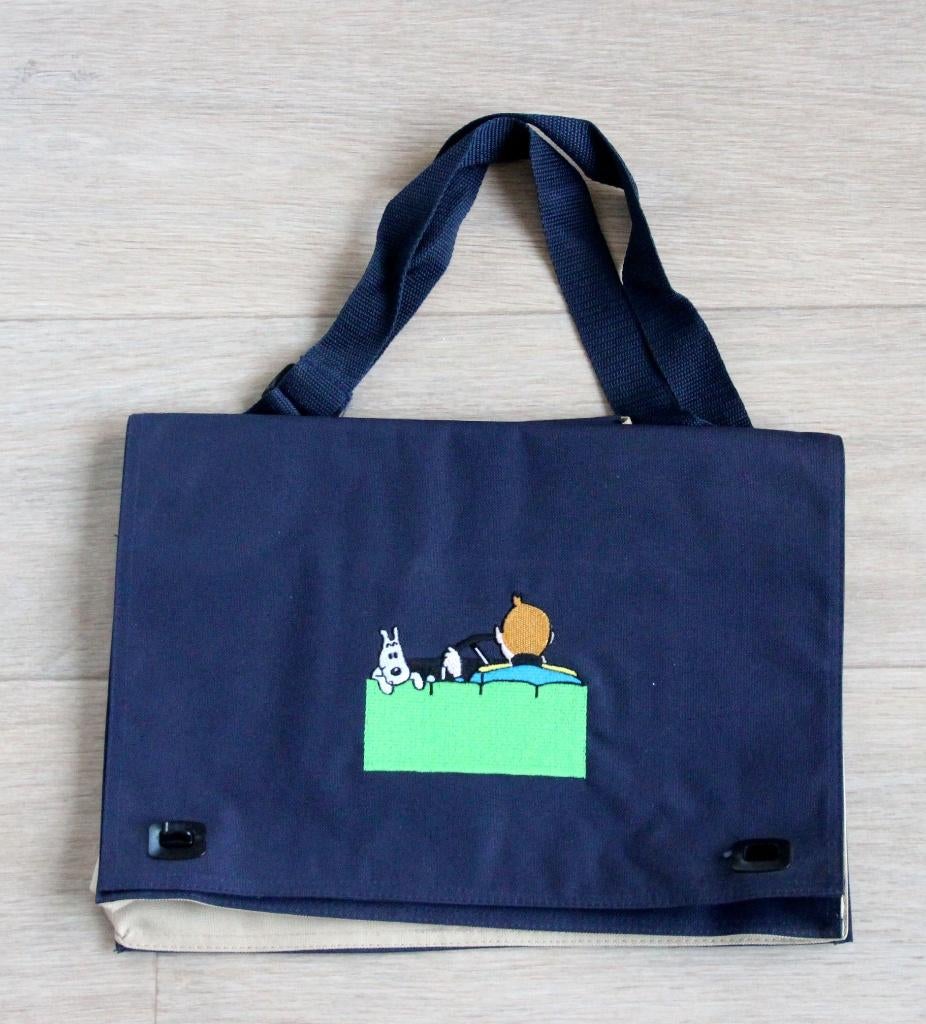 cartable scolaire neuf Tintin Milou Hergé Kuifje boekentas, Verzenden, Kuifje, Nieuw, Gebruiksvoorwerp
