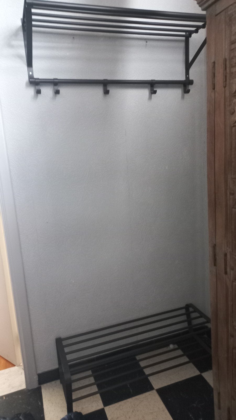 Ikea kapstok en schoenrek, Ophalen