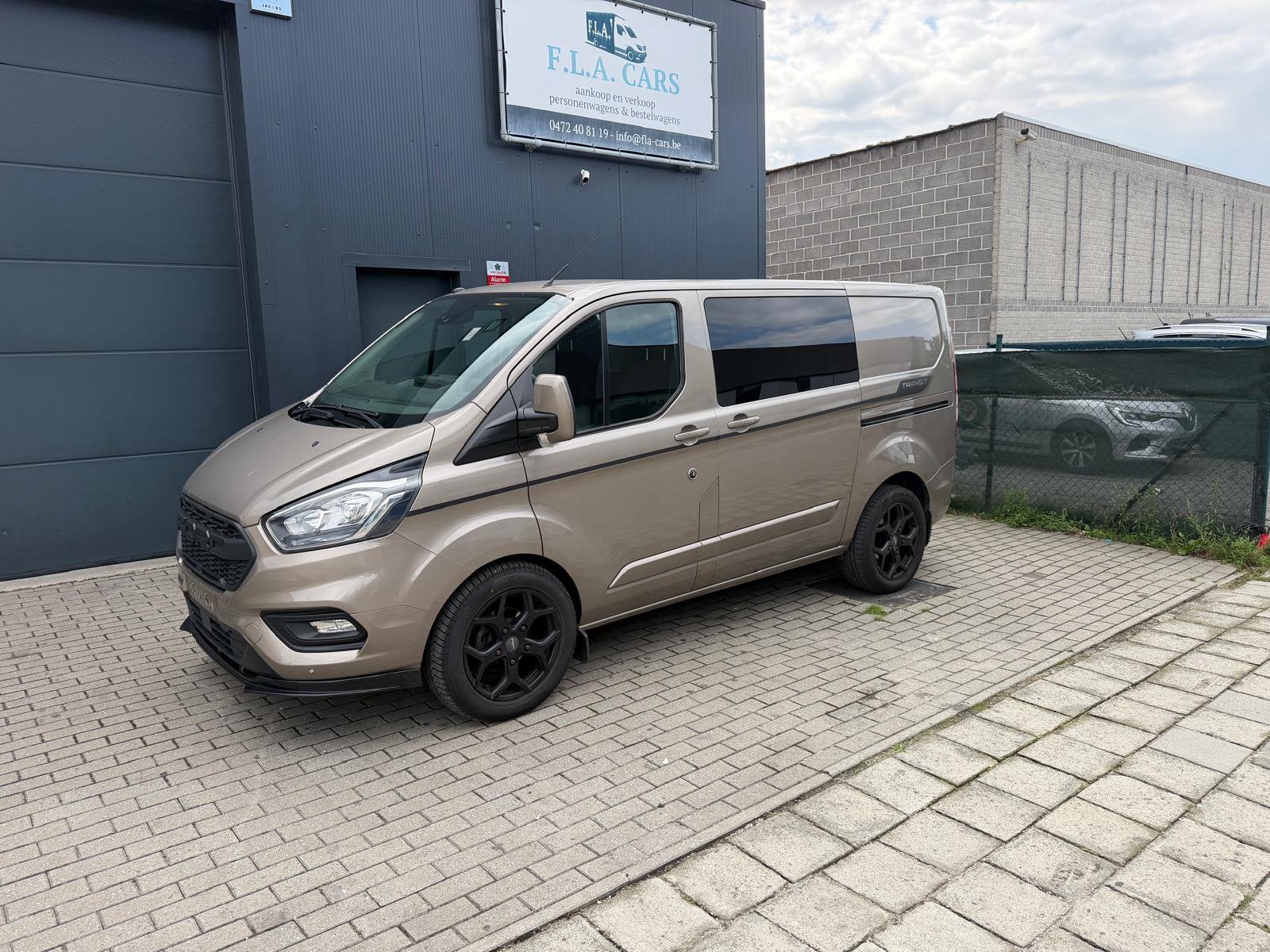 FORD TRANSIT CUSTUM DUBBEL CABINE BJ2019 5PL EURO6B FULL, Essai à domicile, Euro 6, Entreprise, Garantie prolongée