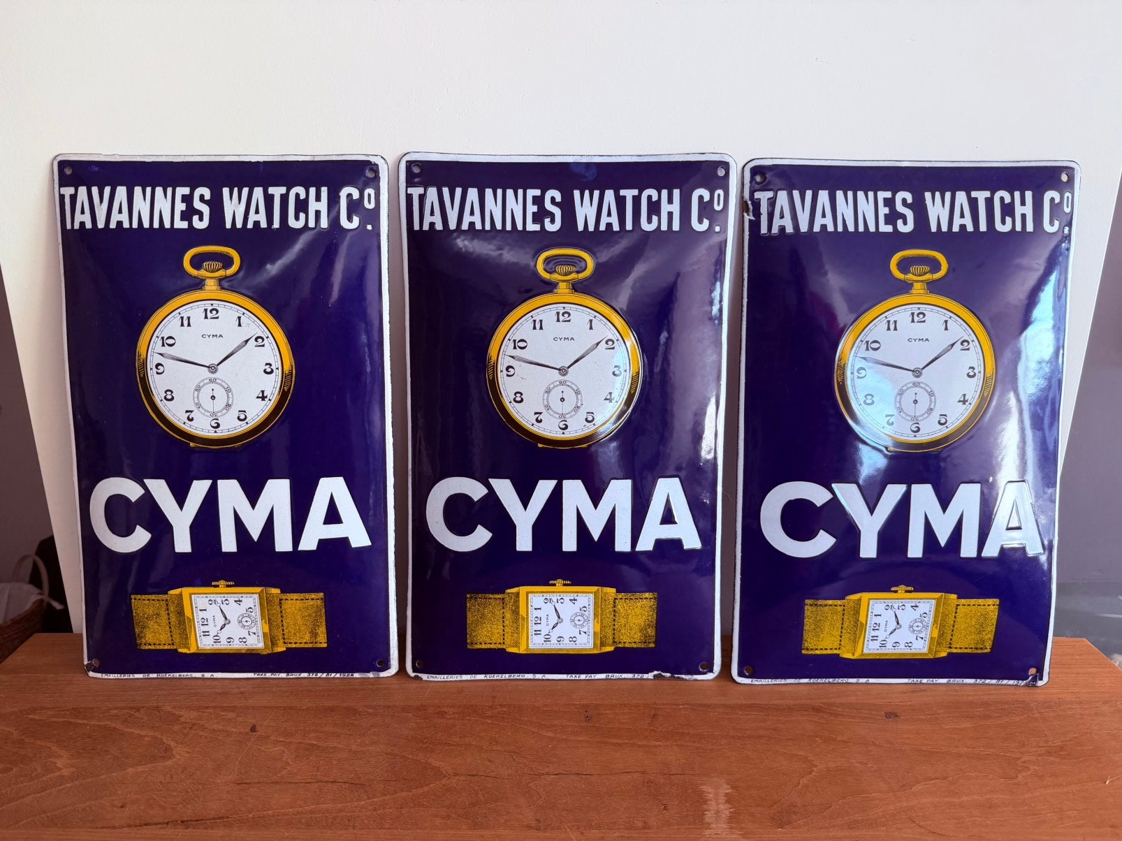 Montre Cyma en émail 1926, Collections, Envoi, Comme neuf