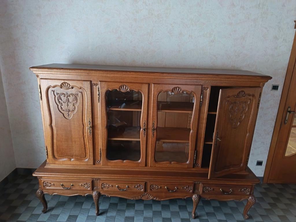 Kast  massief hout, Antiek en Kunst, Ophalen