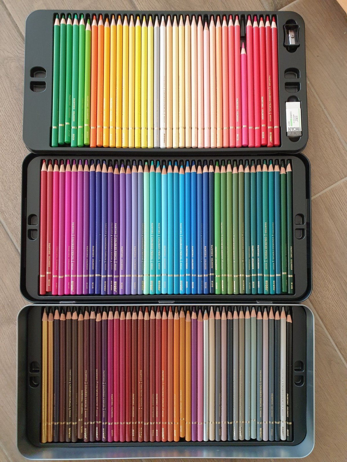 Kleurpotloden Nyoni, Starksøn enz... zie beschrijving, Hobby en Vrije tijd, Ophalen, Zo goed als nieuw, Potlood of Stift