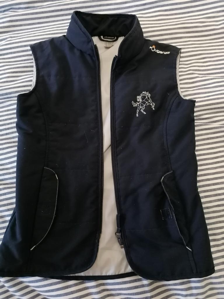 FOUGANZA 12 jaar oude mouwloze paardrijjas, Dieren en Toebehoren, Paardrijkleding, Ophalen of Verzenden