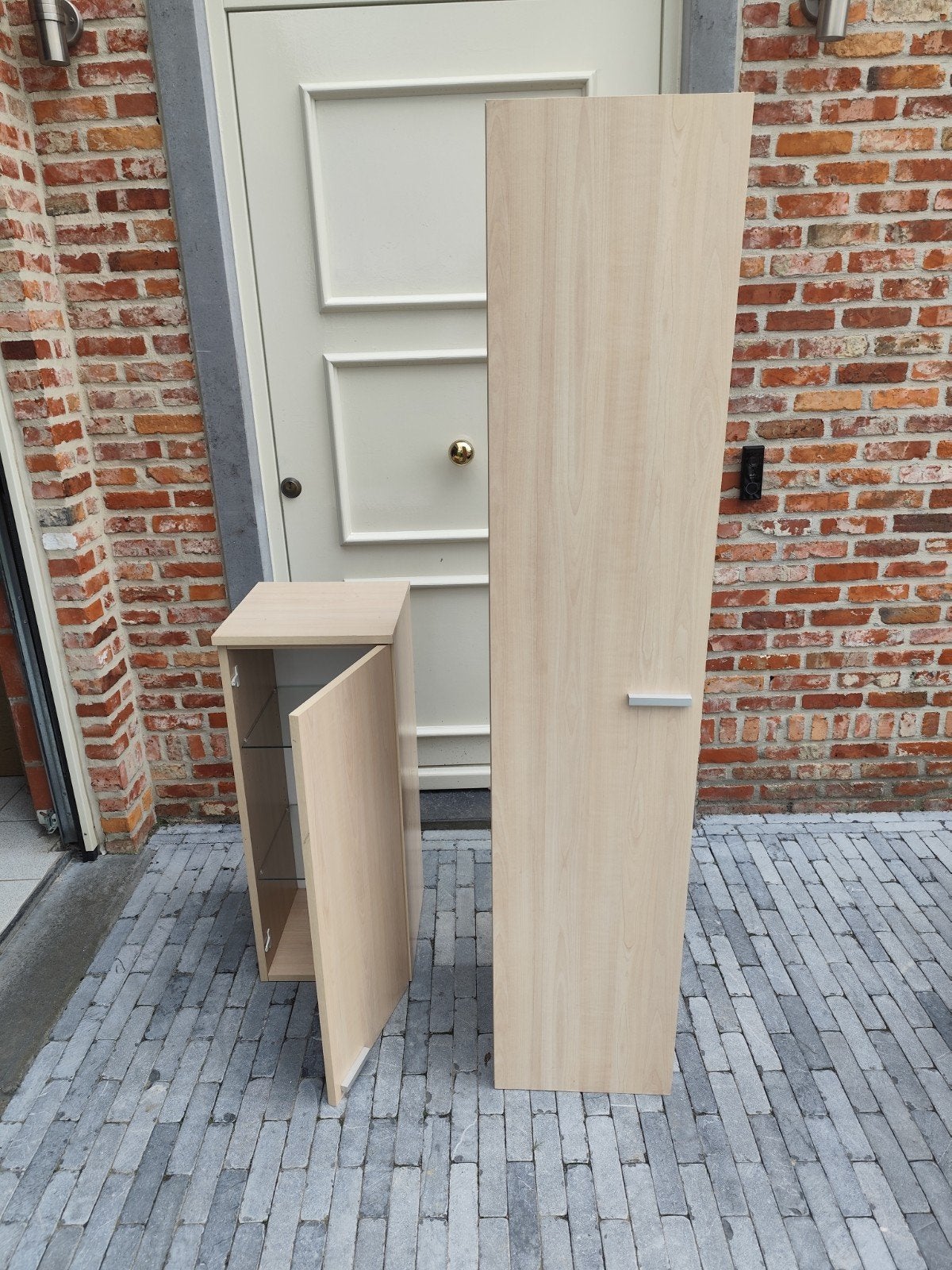 badkamerkasten, Ophalen, Gebruikt