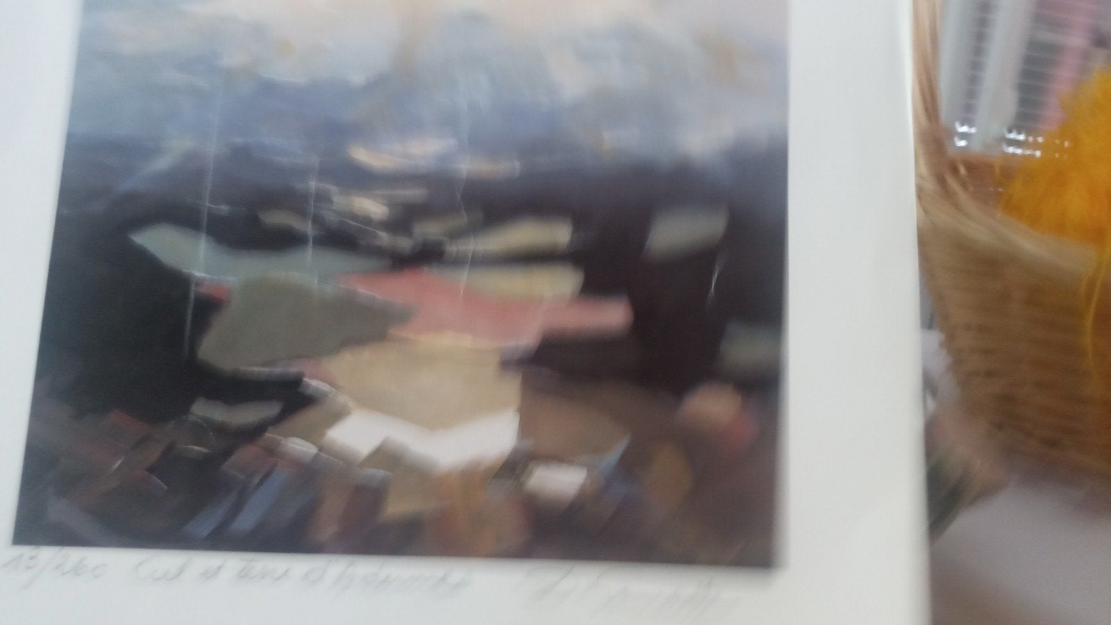 av peinture de Désiré Louette peintre et graveur, Enlèvement ou Envoi