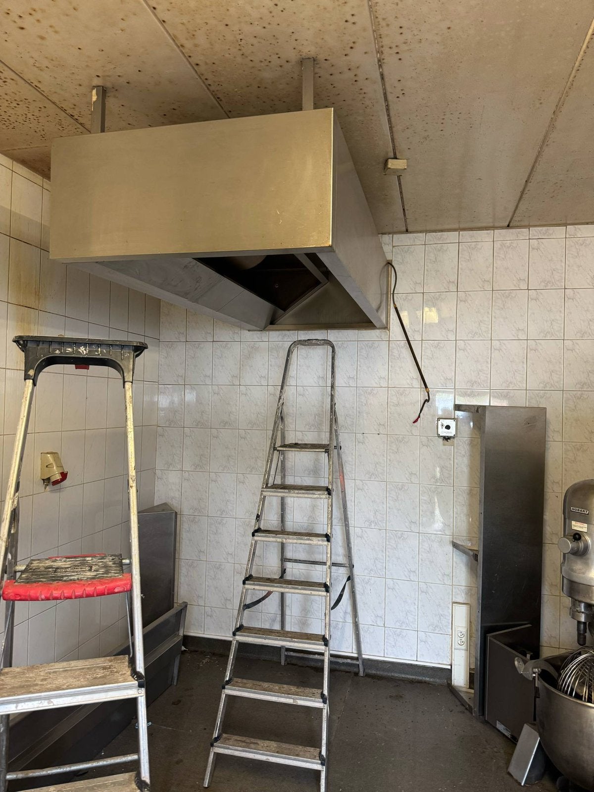 Horeca Damkap met motor 2m, Ophalen of Verzenden, Zo goed als nieuw, Motor