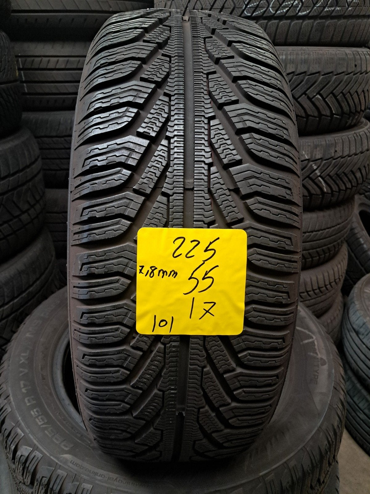 225/55/17 2255517 225/55r17 Démo hivernale 7,8 mm, Enlèvement