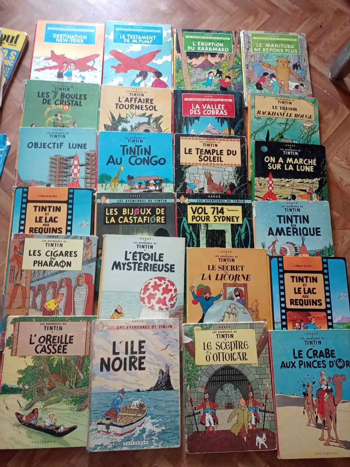 Lot 24 Bd Hergé Tintin, Livres, Enlèvement