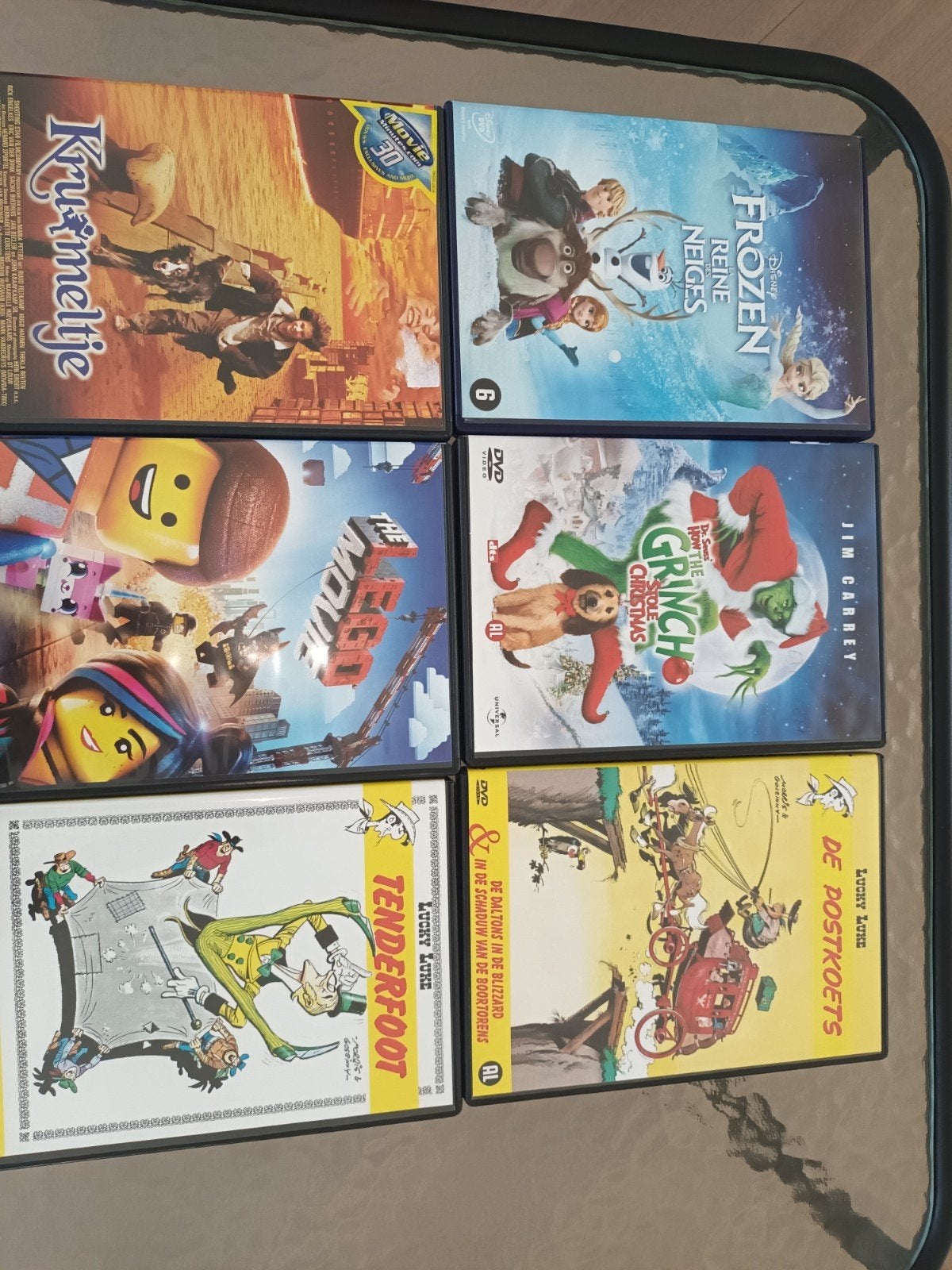 6 dvd's, Cd's en Dvd's, VHS | Kinderen en Jeugd, Ophalen