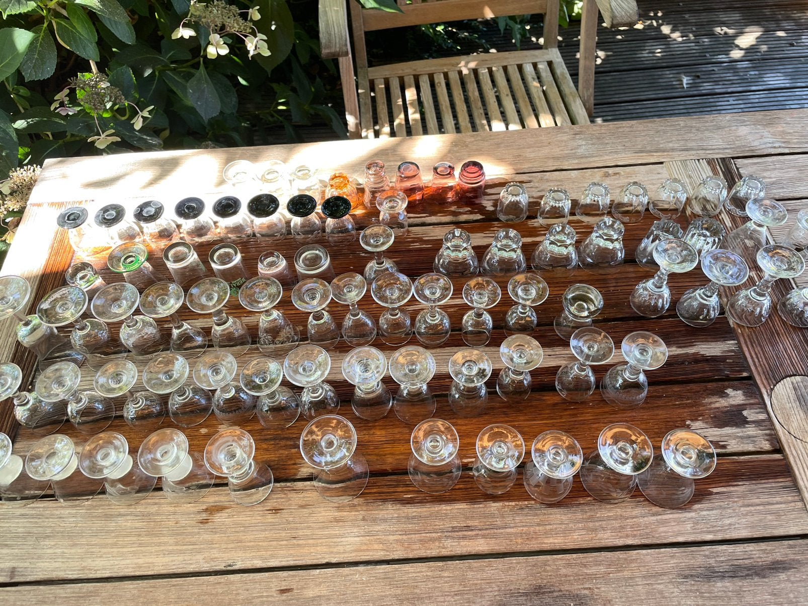 Collection de 80 verres à liqueur vintage, Antiquités & Art, Enlèvement