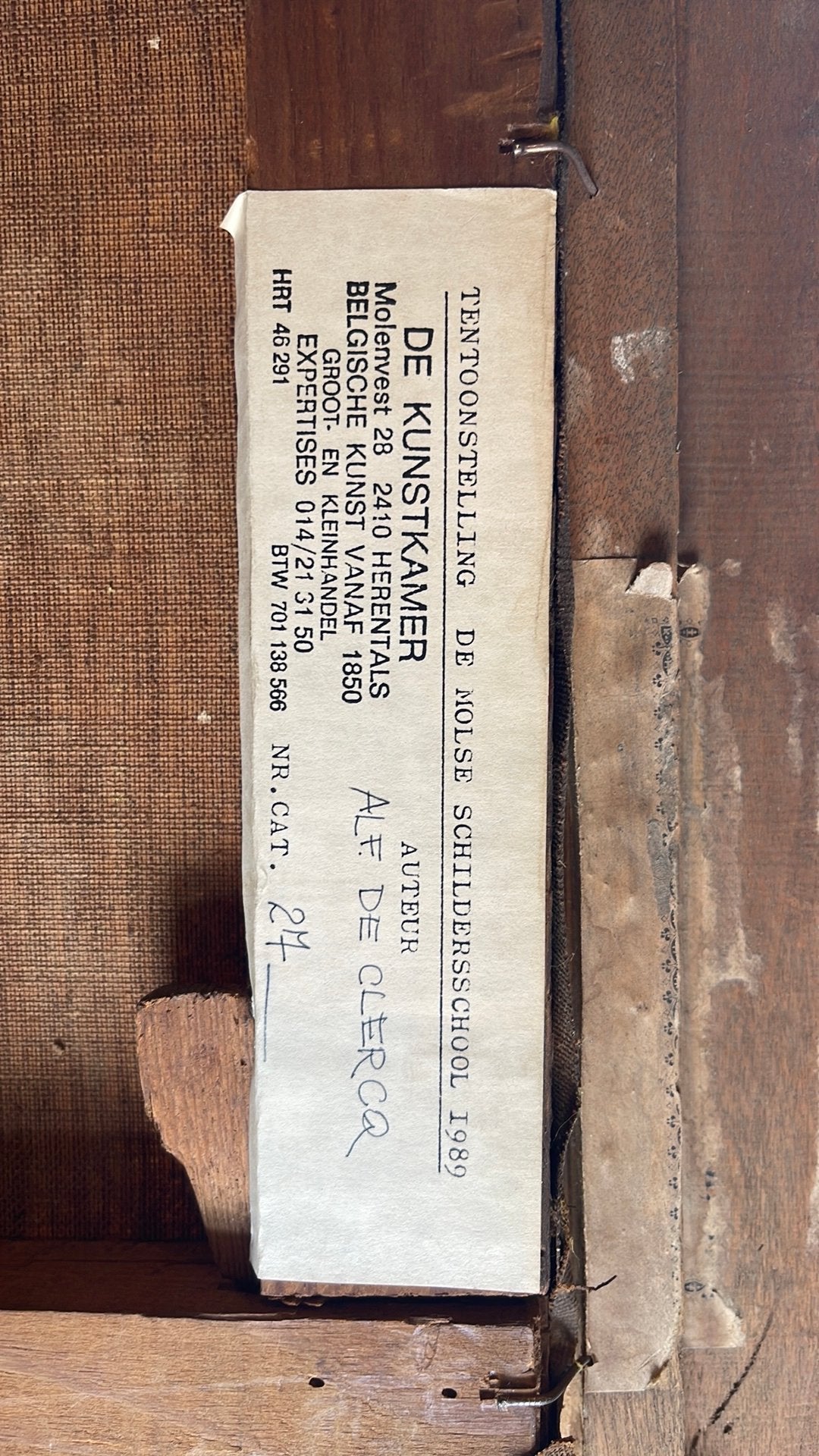 1989 à vendre, Enlèvement