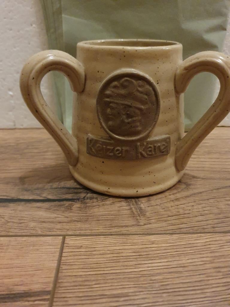 Bierpot - Keizer Karel -, Verzamelen, Biermerken, Ophalen of Verzenden, Gebruikt, Glas of Glazen, Overige merken