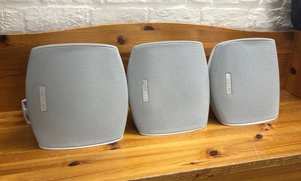 3x Ecler AUDEO106 White 50W Speakers – Giugiaro Design, Ophalen of Verzenden, Gebruikt