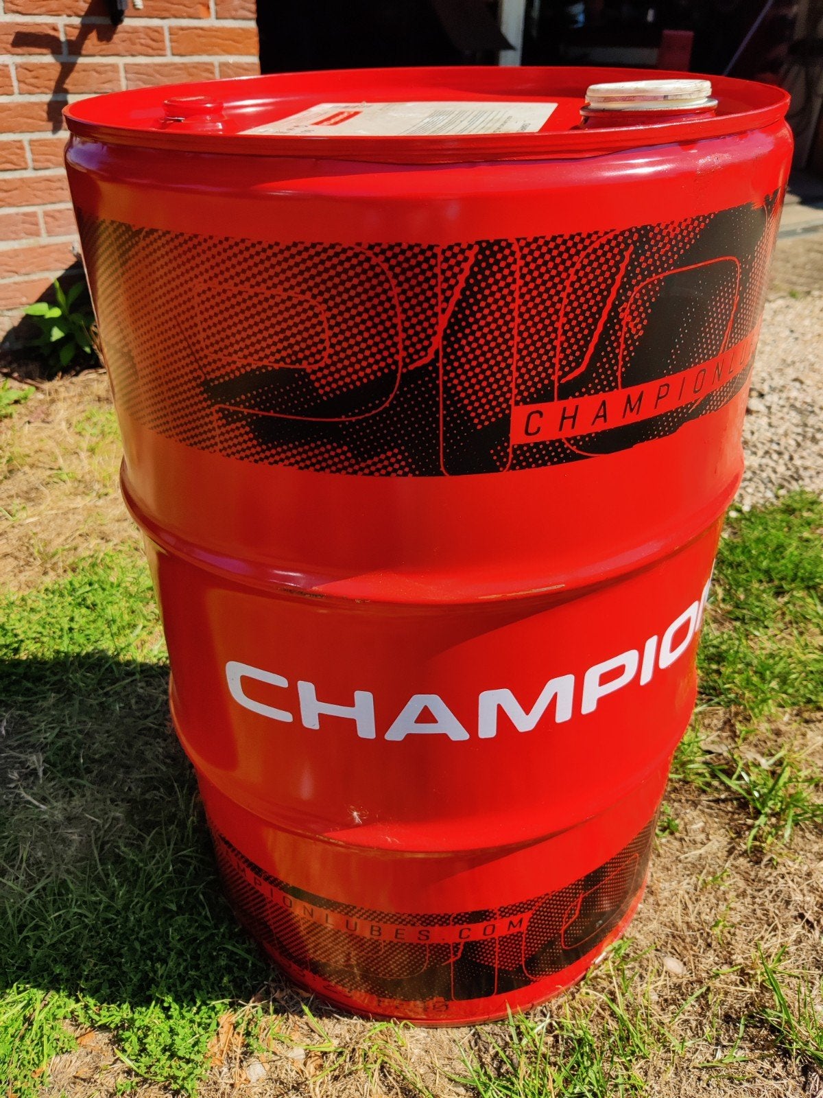 olievat Champion LEEG 60 liter, Tuin en Terras, Ophalen