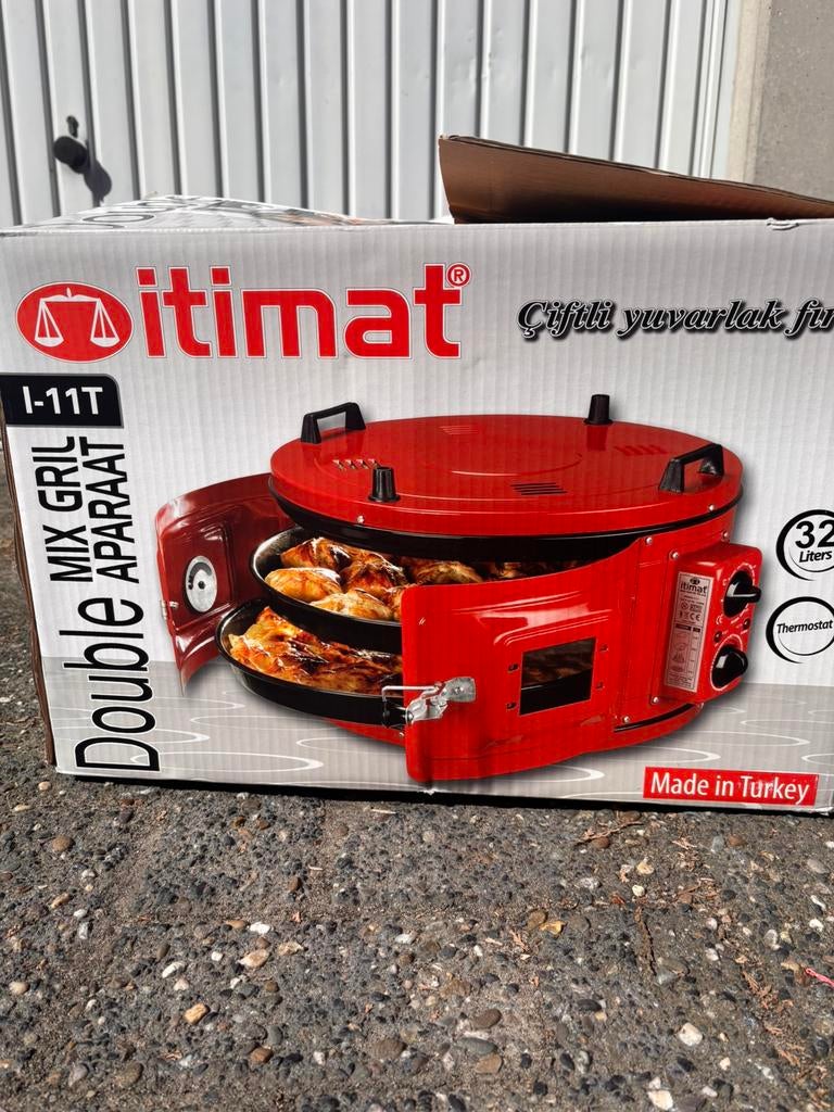 Itimat oven 32l 2 niveau’s nieuw !, Enlèvement, Neuf