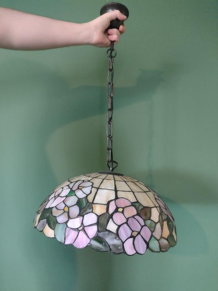Tiffany stijl lamp, Antiek en Kunst, Ophalen