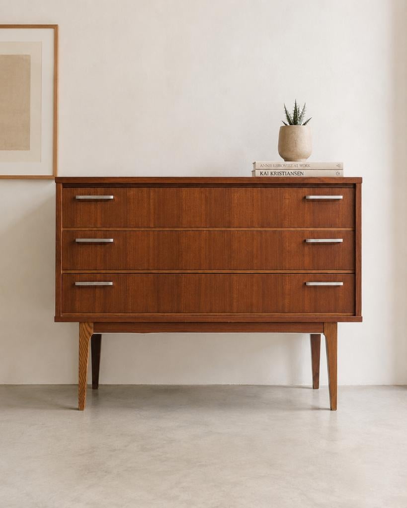 Commode Mid-Century Modern en teck, Enlèvement
