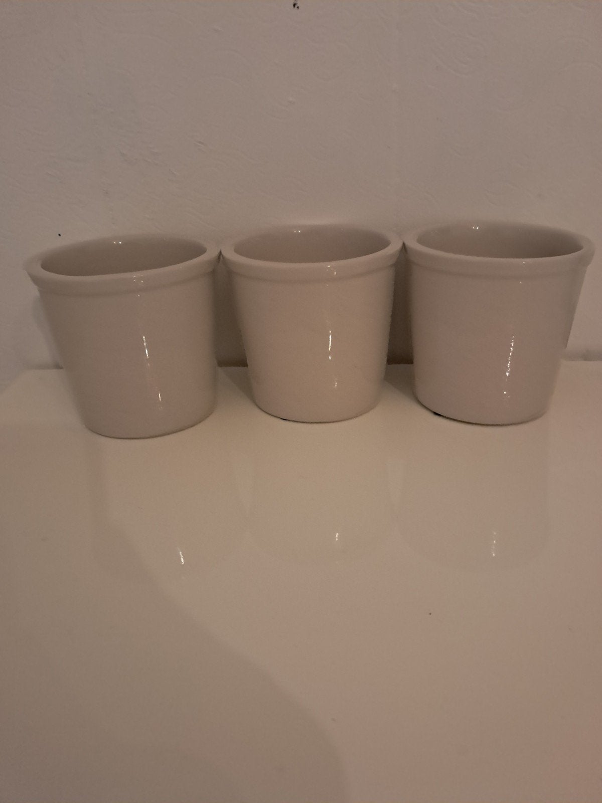 Korbarsb jork sierpot licht   grijsbeig24 cm  3 stuk, Tuin en Terras, Ophalen