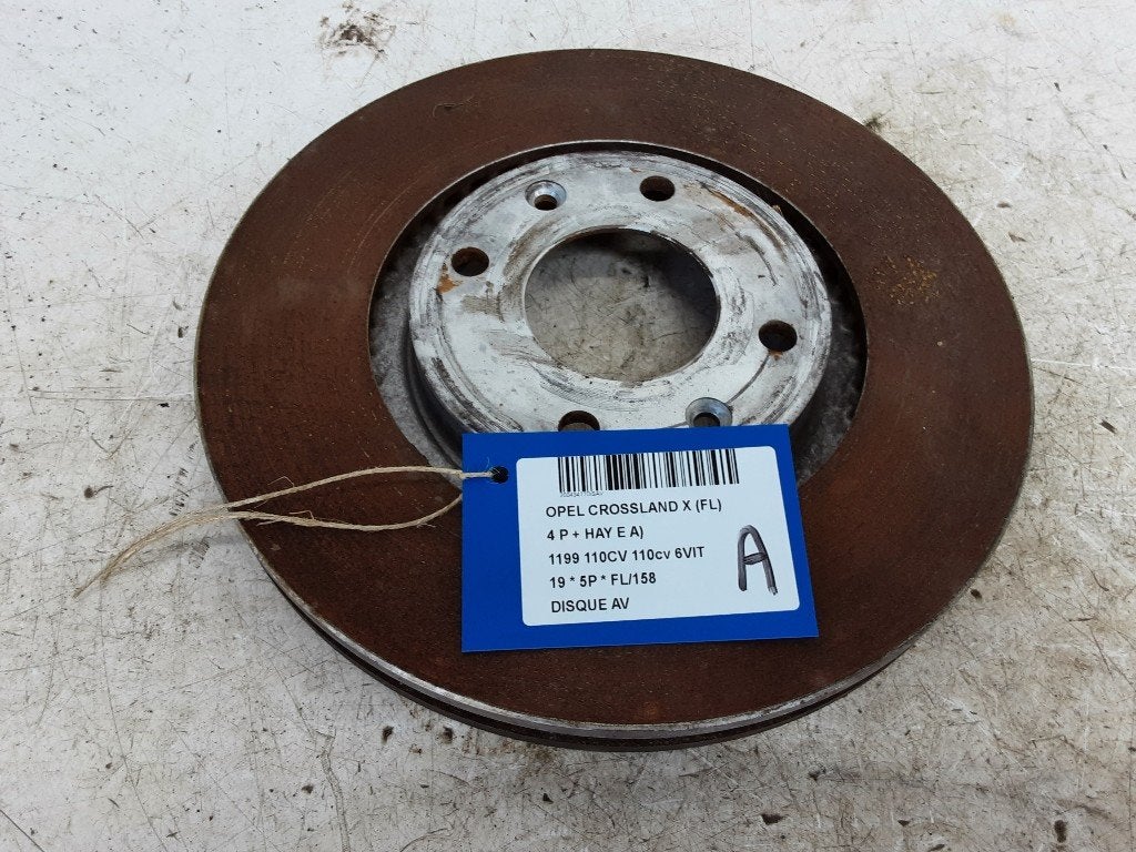 REMSCHIJF VOOR Opel Crossland / Crossland X (01-2017/-), Auto-onderdelen, Gebruikt, Opel
