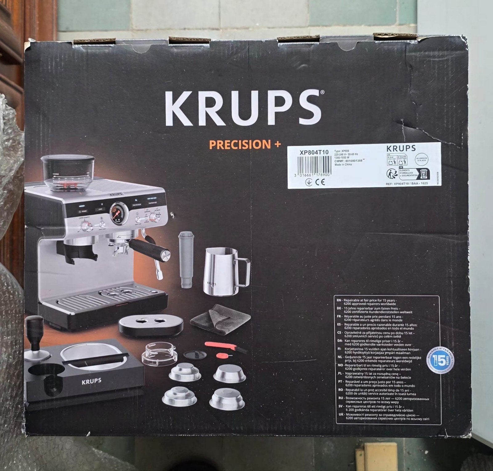 machine a café krups precision+, Enlèvement, Neuf, Cafetière
