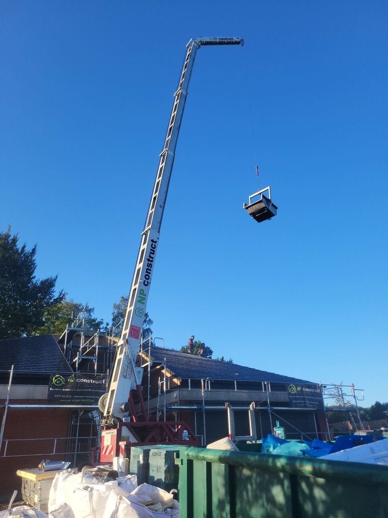 grue, Bricolage & Construction, Monte-charges, Enlèvement ou Envoi, Utilisé, Ascenseur de chantier