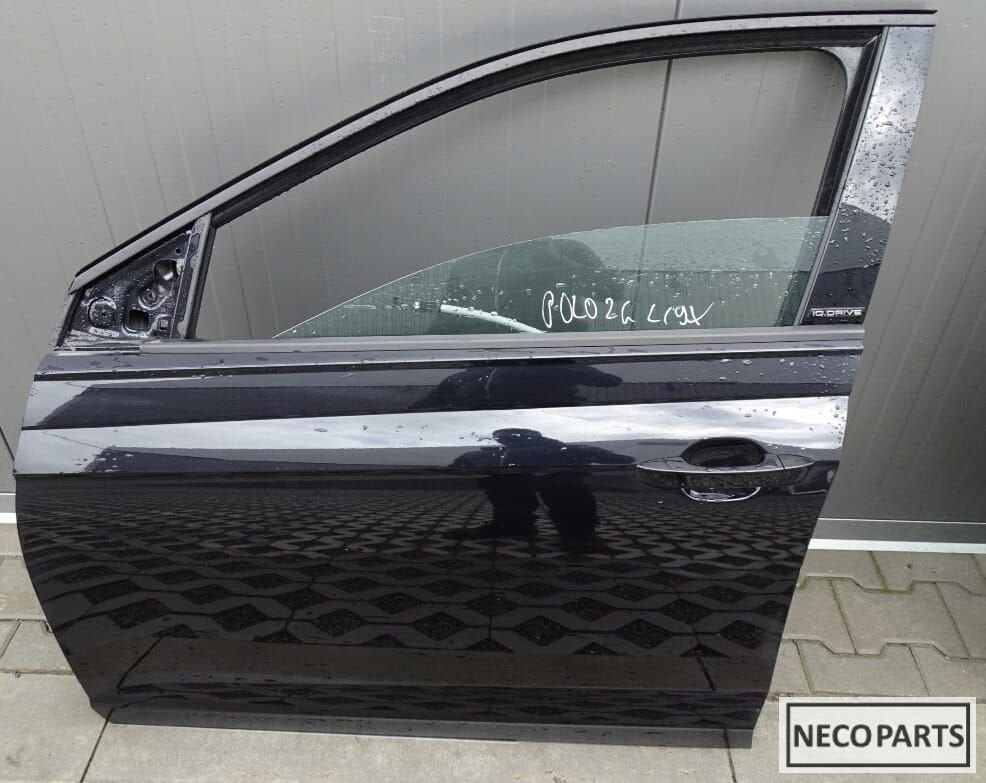 VW POLO 2G 2G1 PORTIER DEUR VOORPORTIER VOORDEUR LC9X, Auto-onderdelen, Carrosserie, Volkswagen, Gebruikt, Ophalen of Verzenden