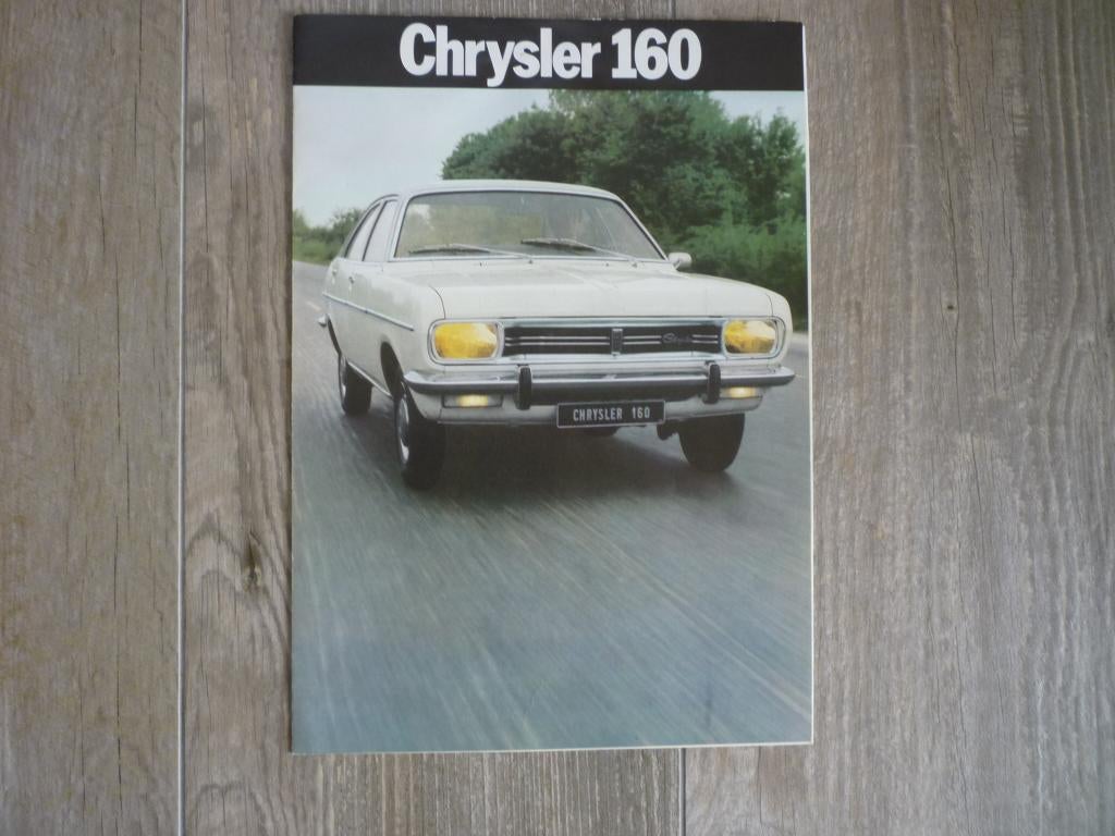 CHRYSLER 160 ANNÉES 70, Enlèvement ou Envoi, Comme neuf, Autres marques