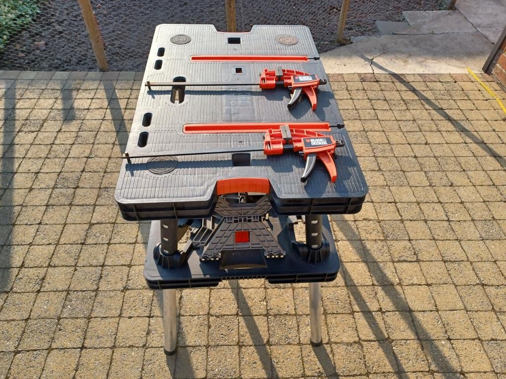 Opvouwbare werkbank black & decker, Ophalen