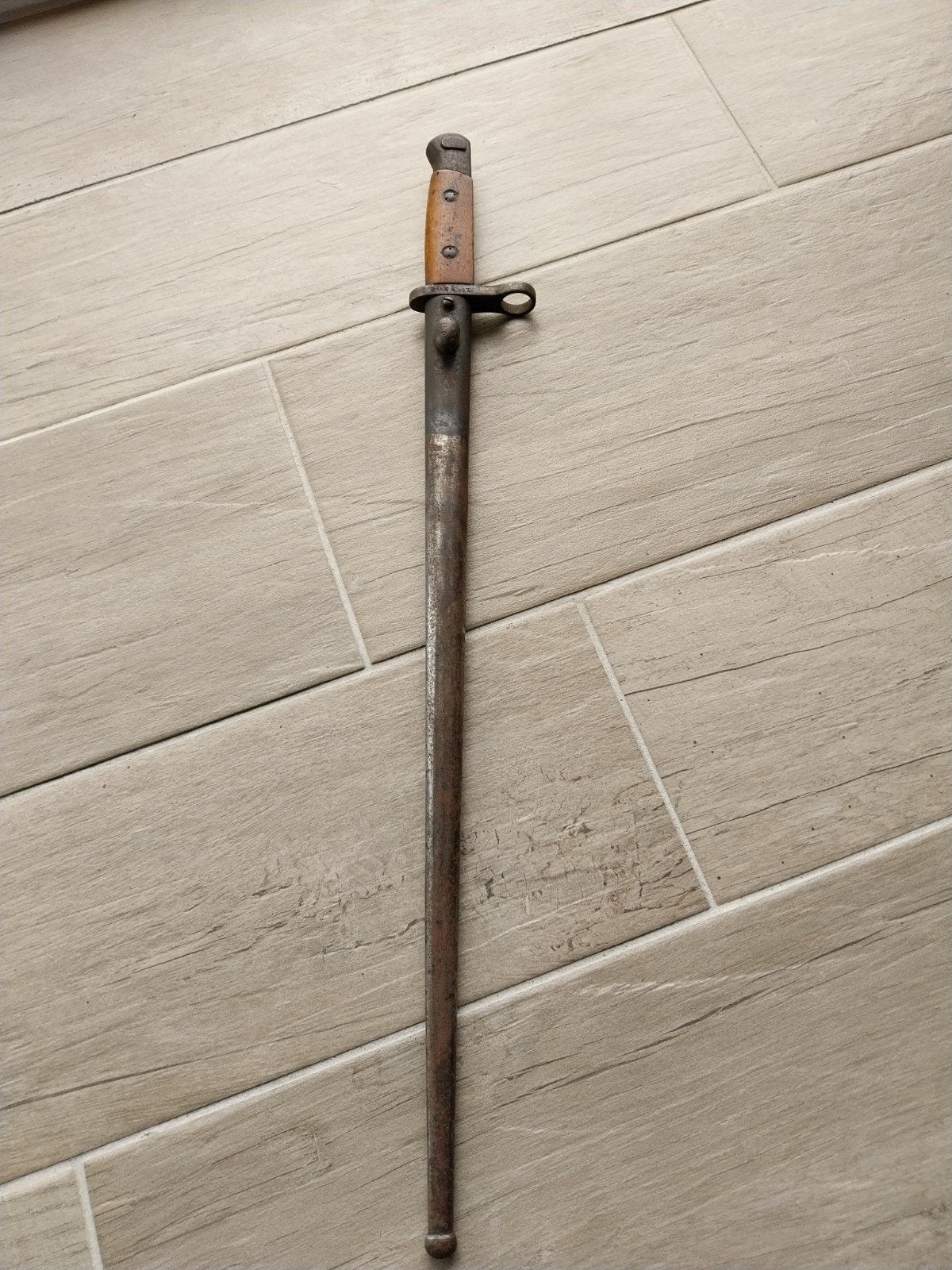 belgische m1916 bajonet wo1 gendarmerie nrgelijk ABBL, Ophalen of Verzenden