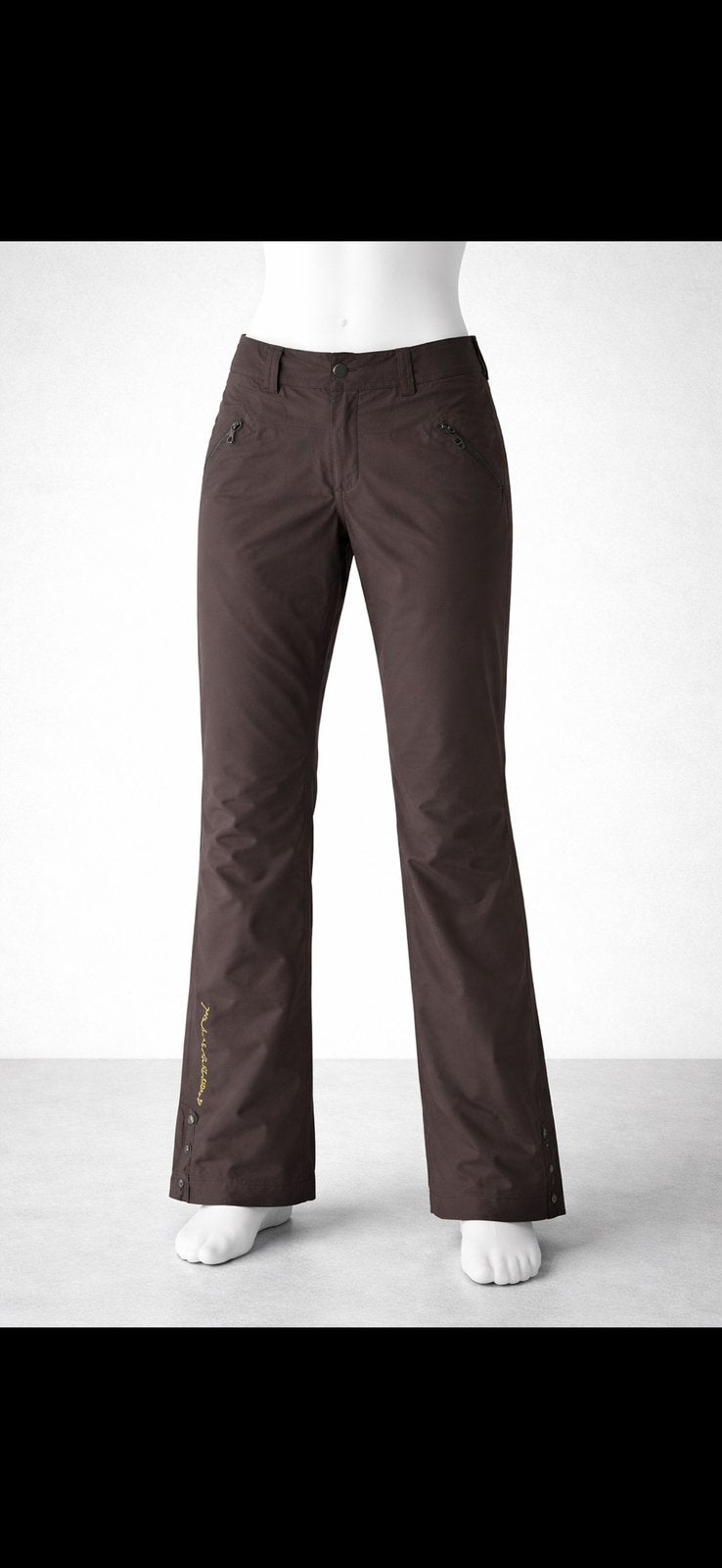 Sun Valley bruine Gore-Tex skibroek voor dames, maat M, Kleding | Dames, Ophalen of Verzenden, Zo goed als nieuw, Maat 38/40 (M)