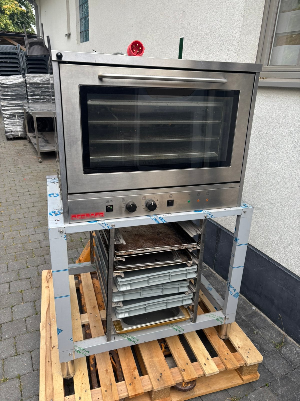 Professionele 4-laags afbak oven, Ophalen, Gebruikt, Ovens, Microgolfovens en Steamers