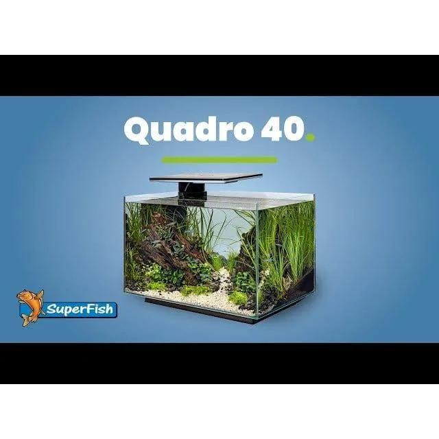 Aquarium Superfish,40 liter,wit. Slechts 6 maanden oud!, Dieren en Toebehoren, Ophalen, Zo goed als nieuw, Verlichting of Verwarming