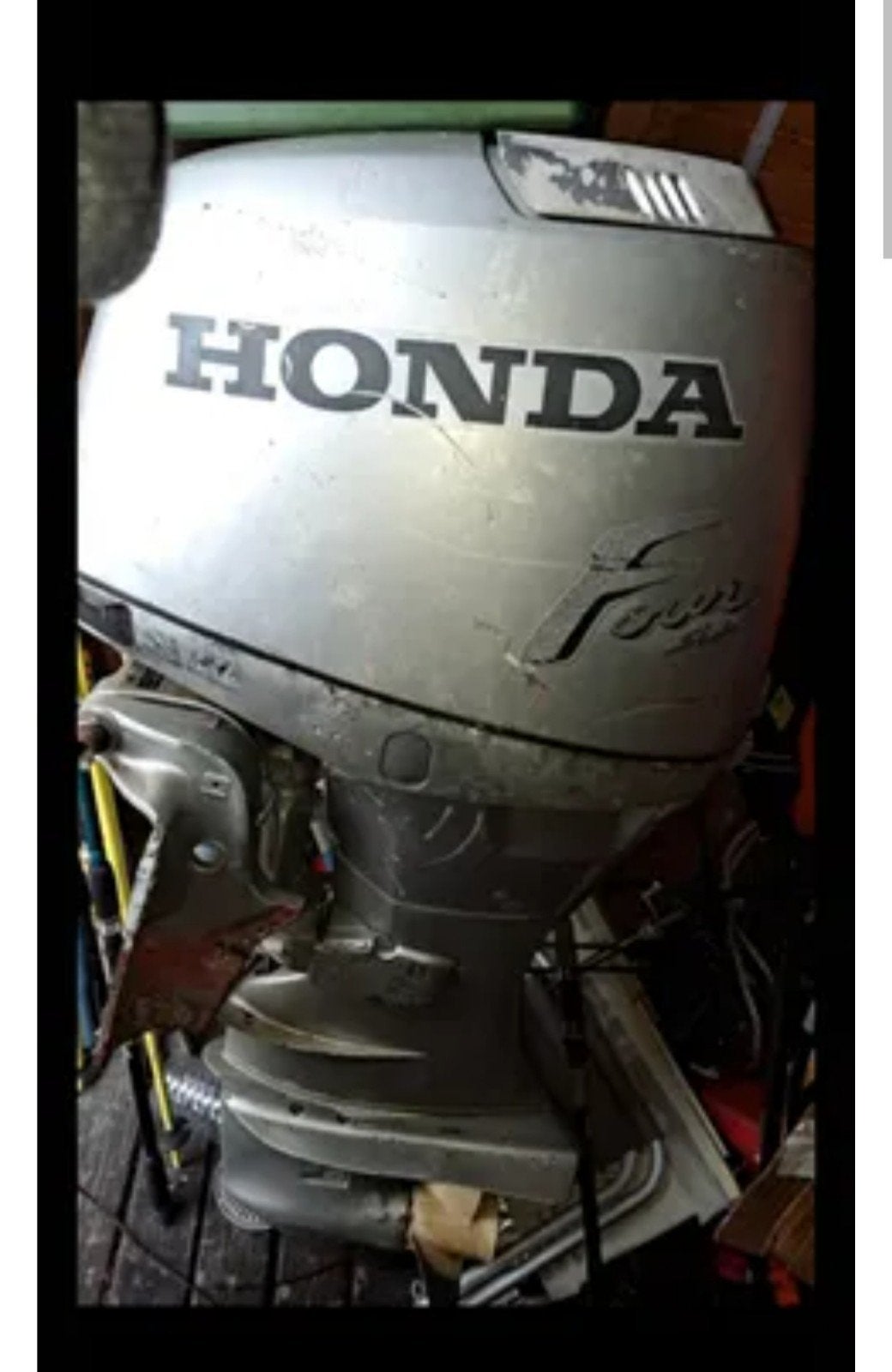 Honda BF50 4-takt motor met lange as met bediening en sleute, Watersport en Boten, Buiten- en Binnenboordmotoren, Ophalen of Verzenden