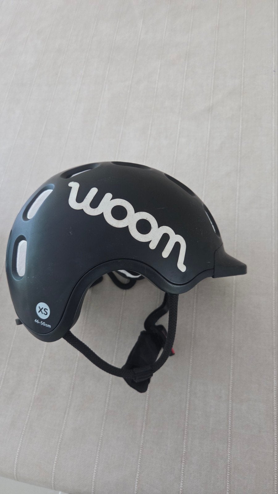 Woom Fietshelm XS 46-50cm, Fietsen en Brommers, Jongen of Meisje, Zo goed als nieuw, Woom, Ophalen