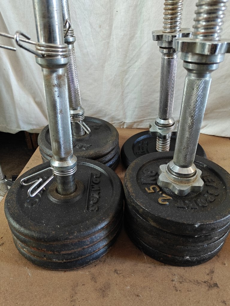 Halterschijven, Sport en Fitness, Ophalen, Gebruikt, Halterschijven