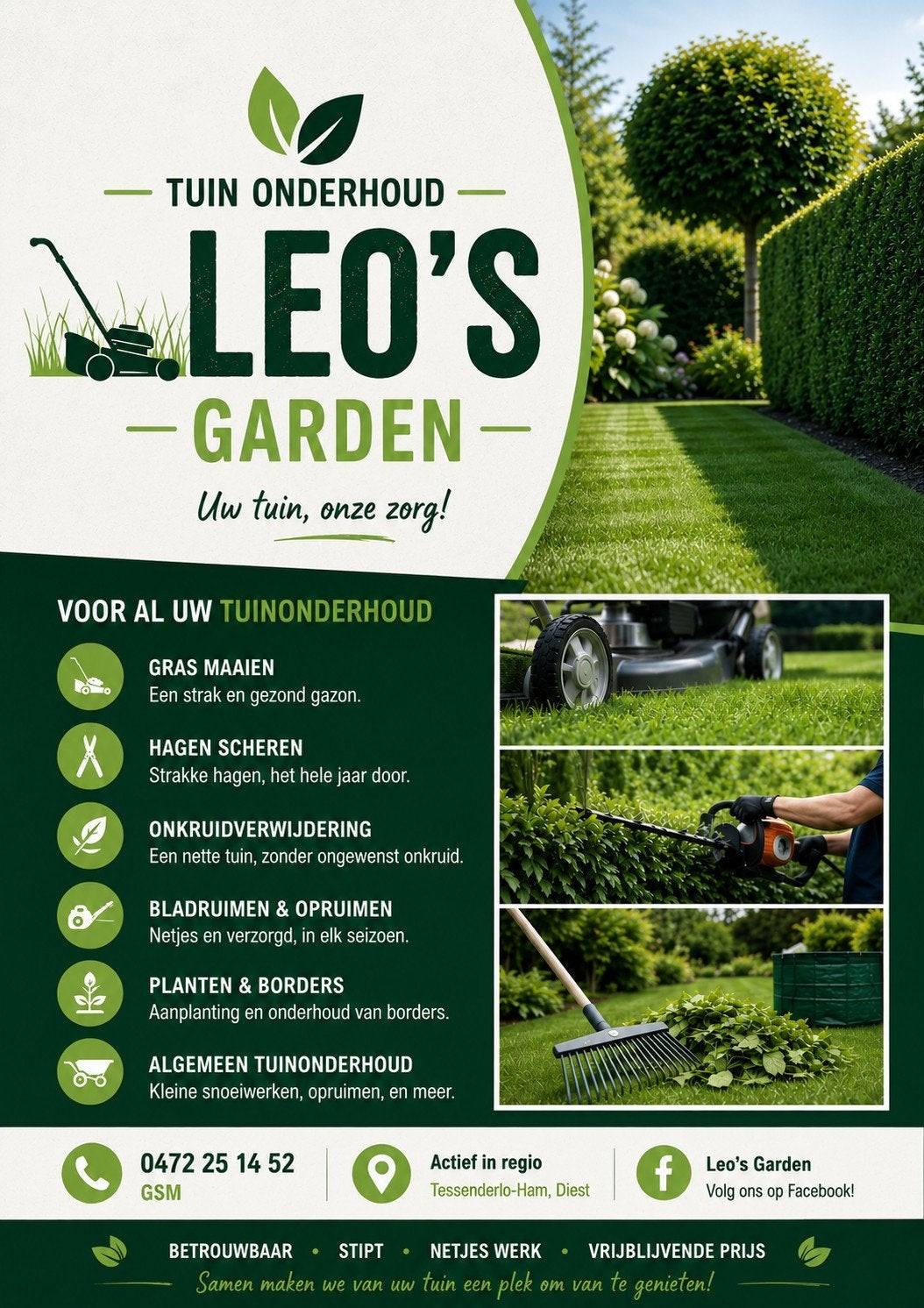 Tuinonderhoud, Tuin en Terras, Gras en Kunstgras, Ophalen, Gras